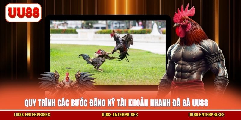 Quy trình các bước đăng ký tài khoản nhanh đá gà UU88