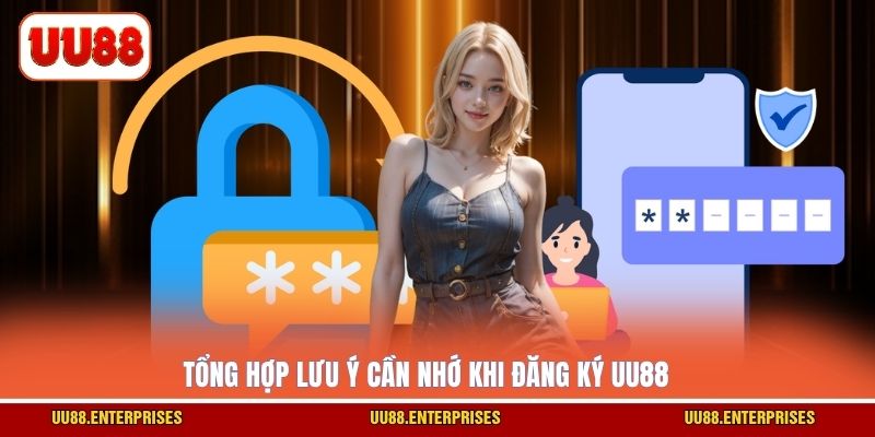 Tổng hợp lưu ý cần nhớ khi đăng ký UU88
